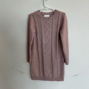 Place Girls Sweater Dress with Faux Pearls

Size M 7/8